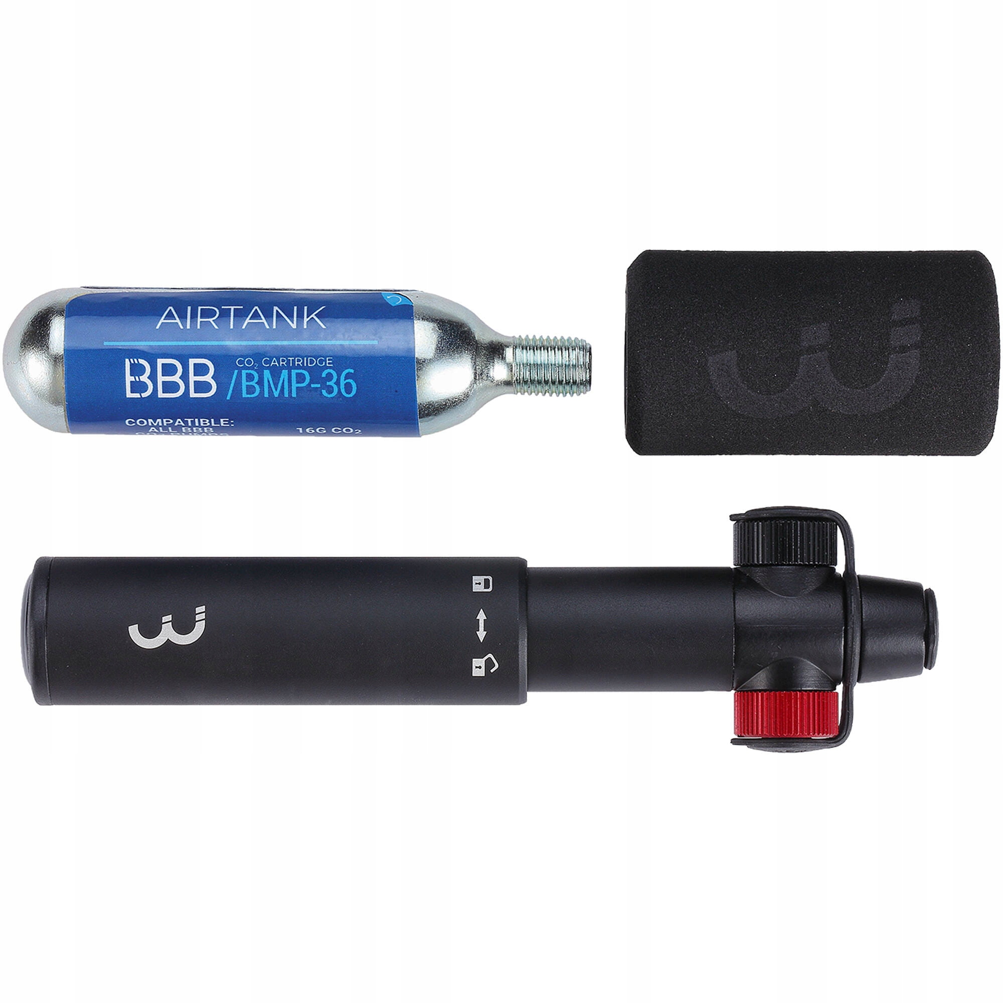 Bbb Pumpička na kolo Co2 Blaster Mini Combi