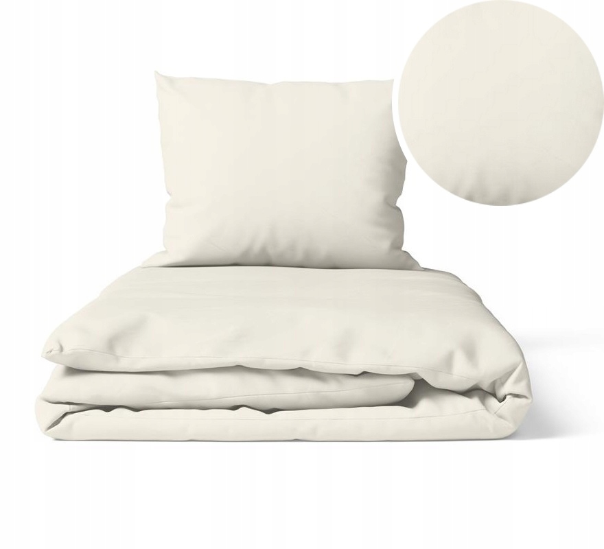 Hotelové Povlečení 160x200 cm 2xPOVLEČENÍ 70x80 Sada Povlečení ekri