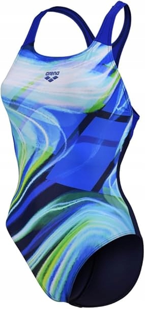 ARENA Damski Strój Kąpielowy Visual Waves Swim Pro Back Lb 36