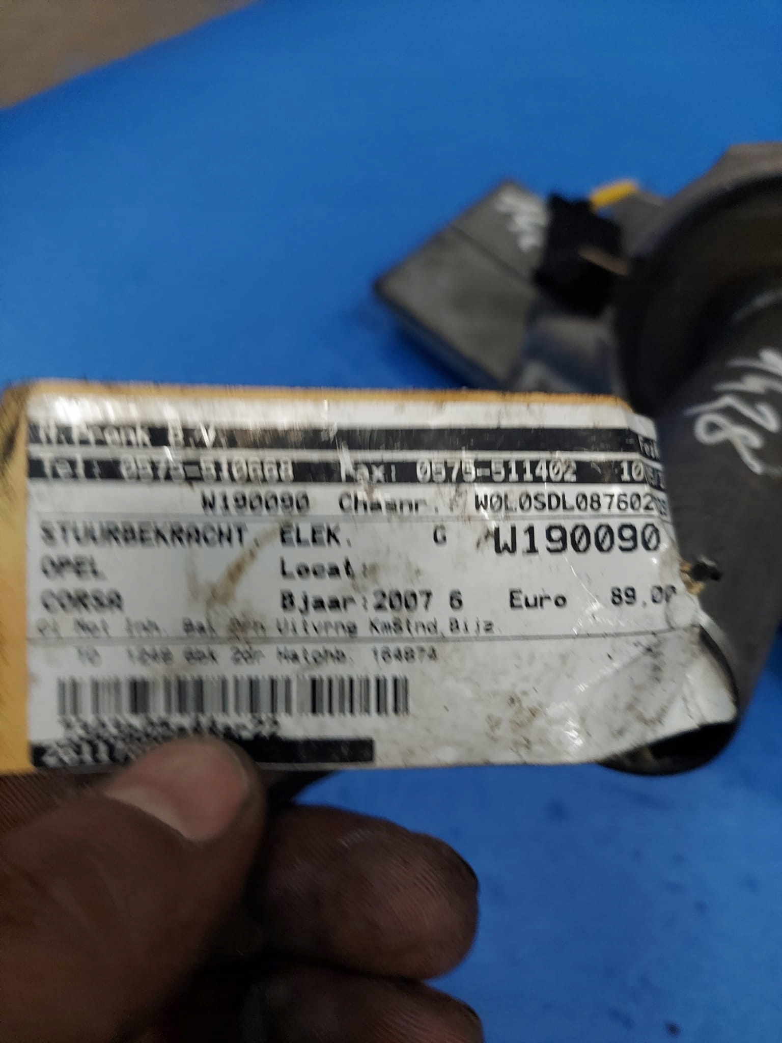 OPEL CORSA D Colonne de direction Direction assistée 2611786709A EU