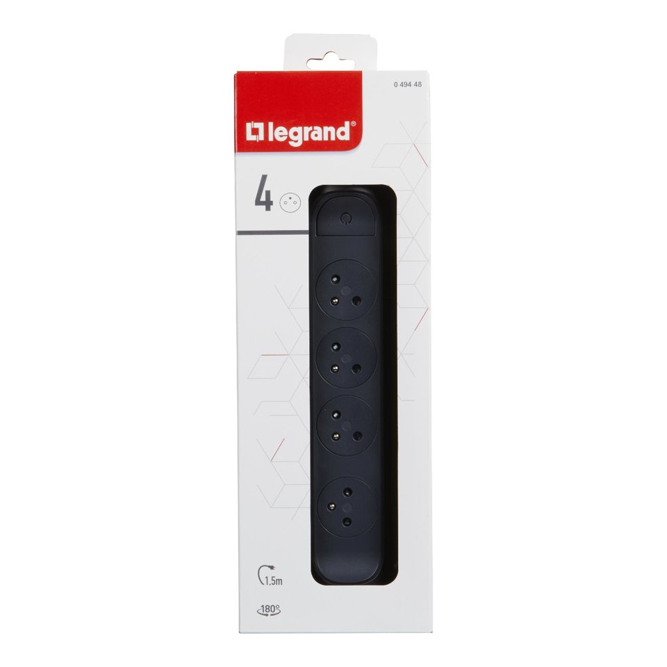 Przedłużacz obrotowy 4X2P+Z Legrand 049448 Marka Legrand