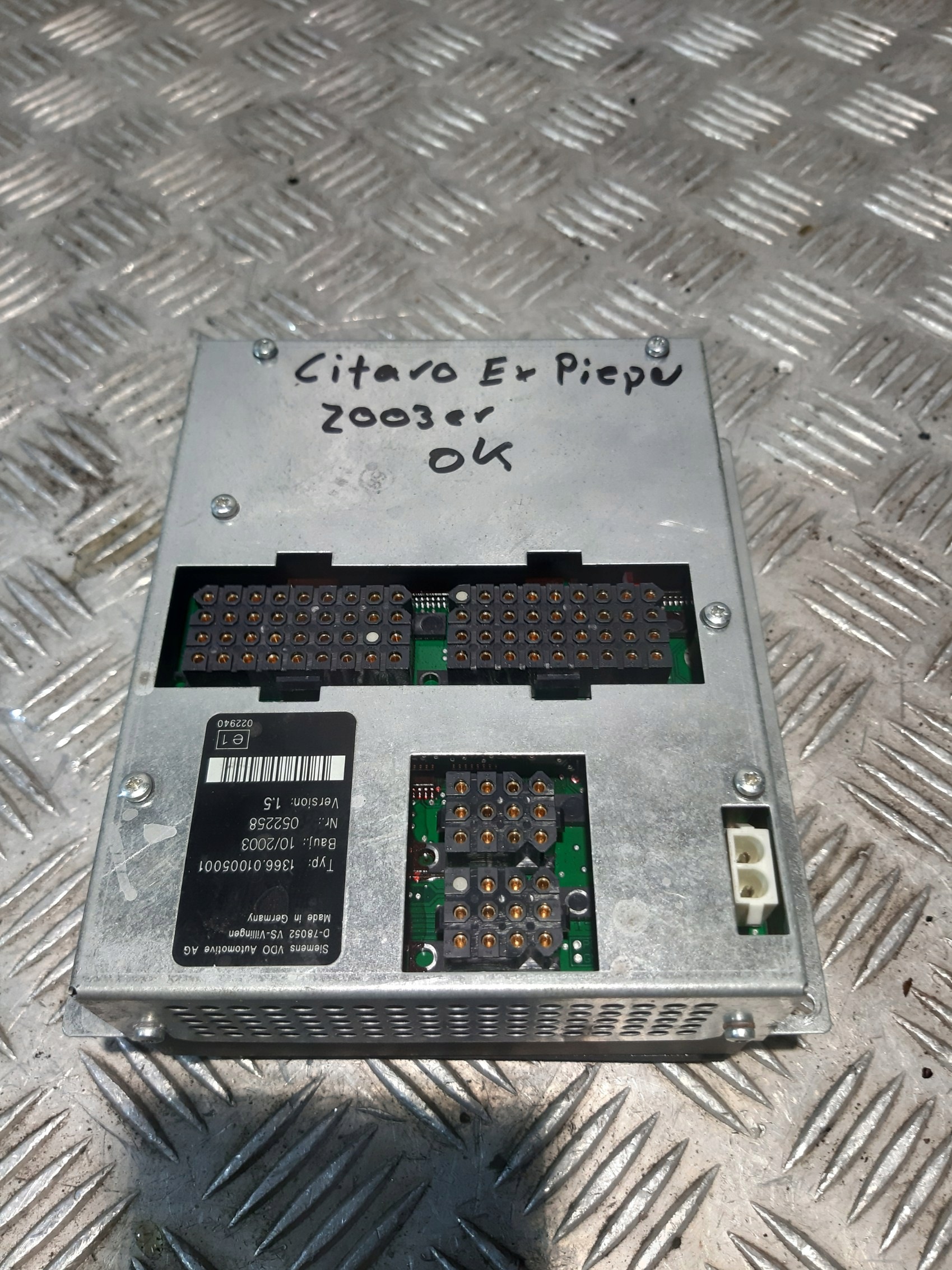 display VDO SIEMENS 1366.01005001