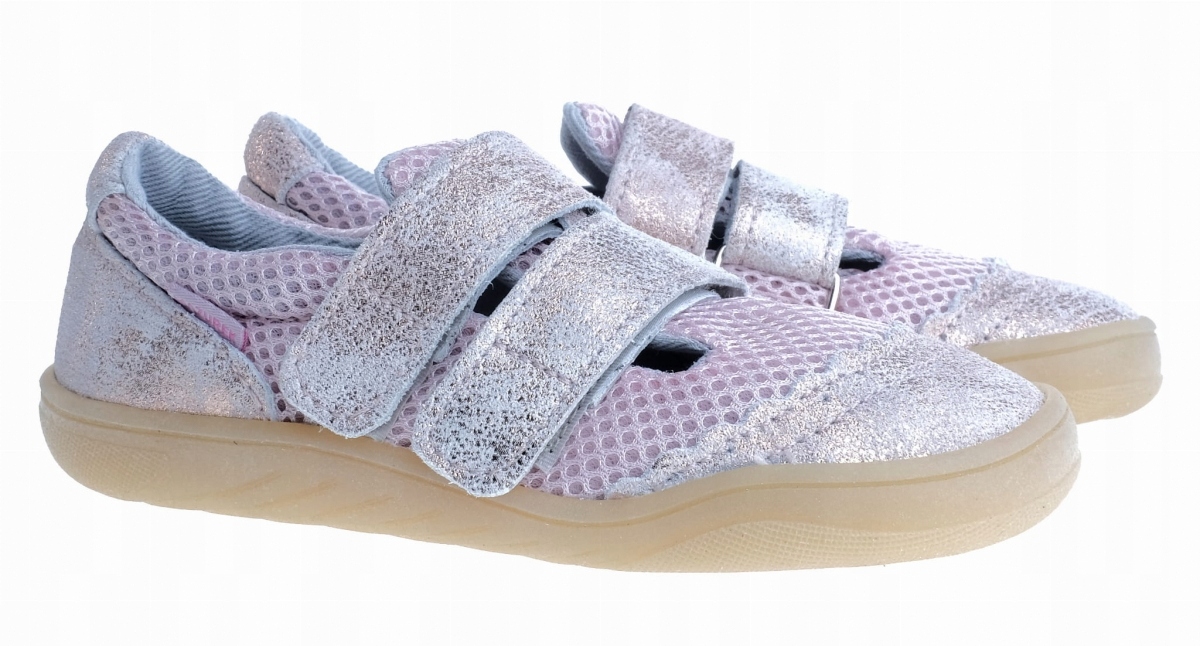 Mazurek Slipper Rubbed Gold na rzepy roz.24