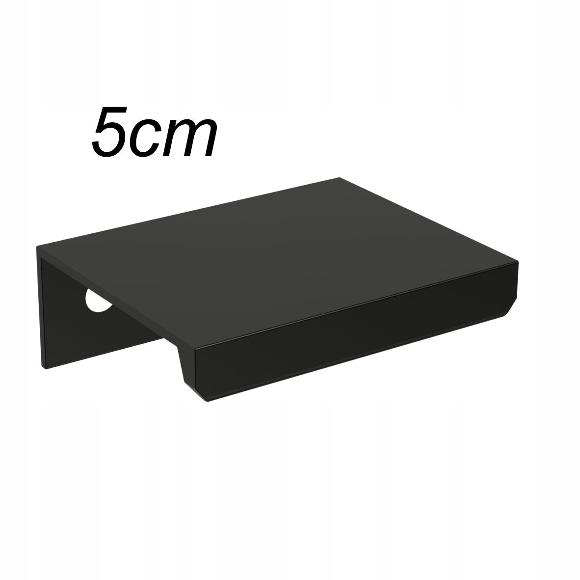 

Uchwyt meblowy krawędziowy Ane 50mm Czarny Mat