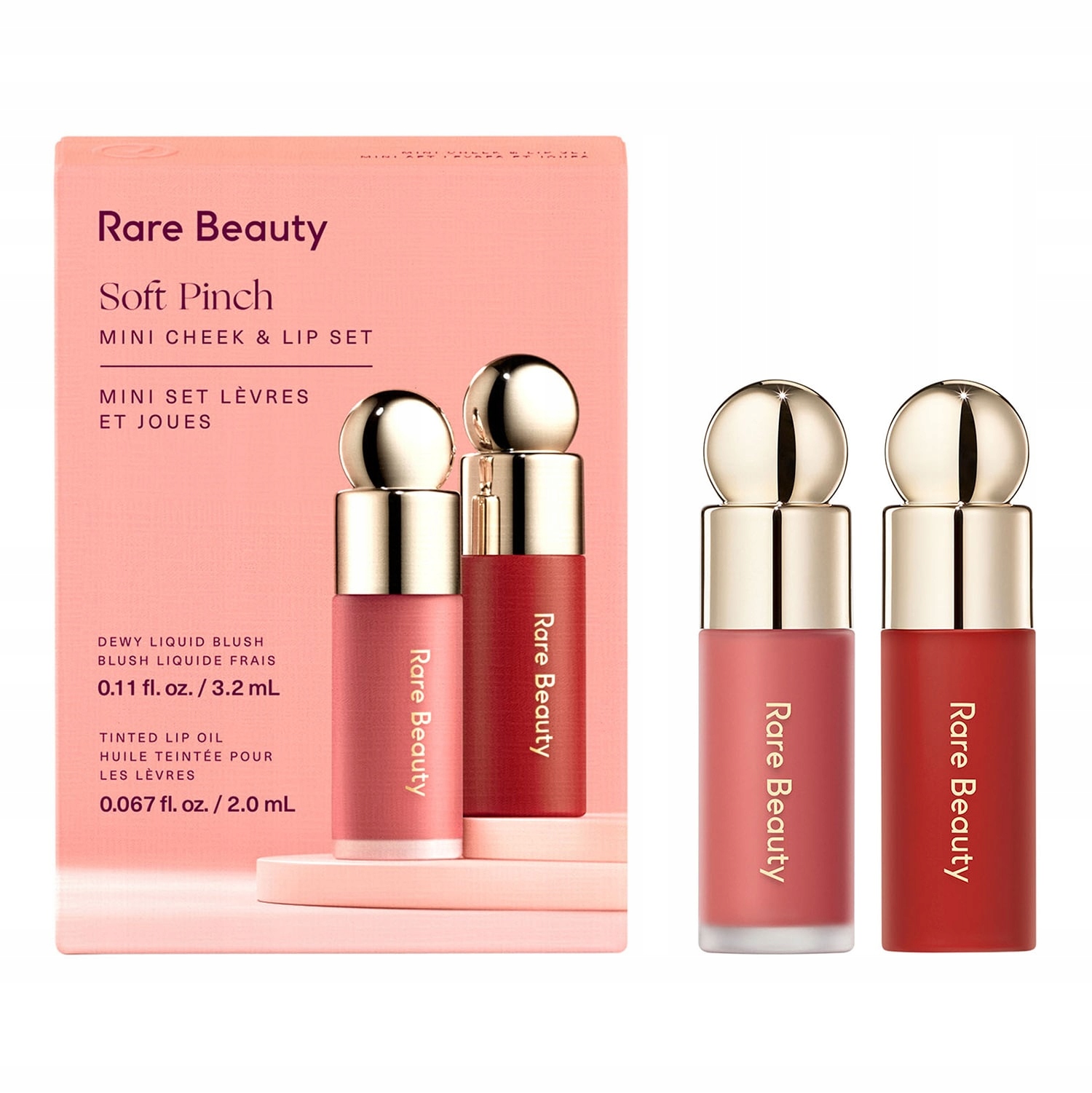Rare Beauty Soft Pinch Mini Cheek & Lip Set Zestaw Prezentowy