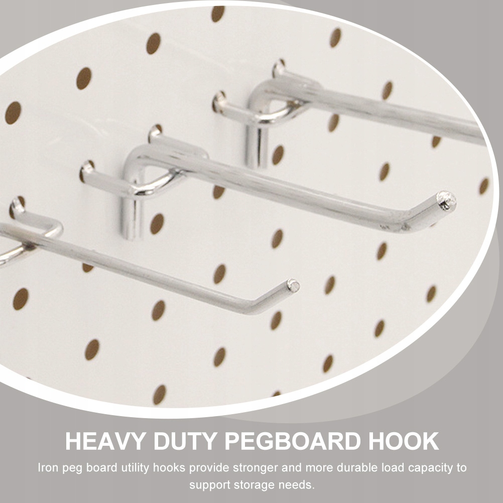 Hak do tablicy na gwoździe Zestawy haczyków do tablicy perforowanej 20 szt Marka bez marki
