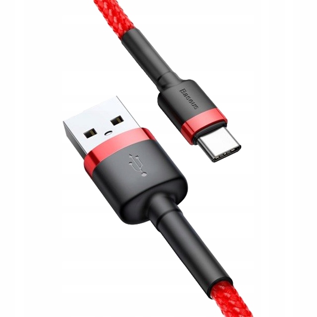 Nylonowy kabel USB-A - USB-C Baseus Cafule Quick C Marka Baseus