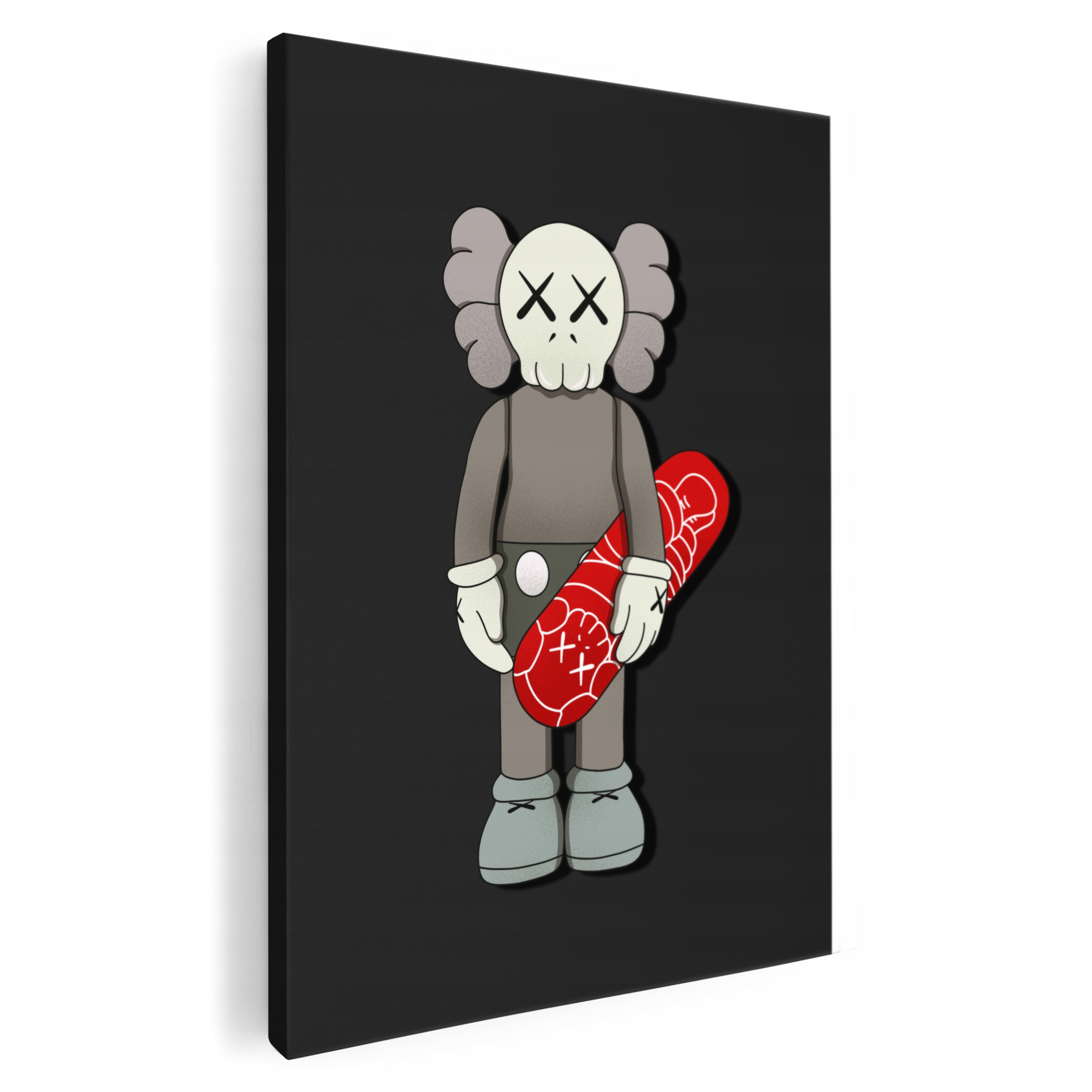 Obraz Na Płótnie Do Pokoju Nastolatka 70x50 cm Dekoracja Ścienna Czarny