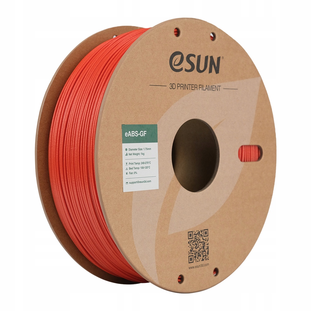 eSUN Abs-gf Filament červený 1.75 mm 1000 g