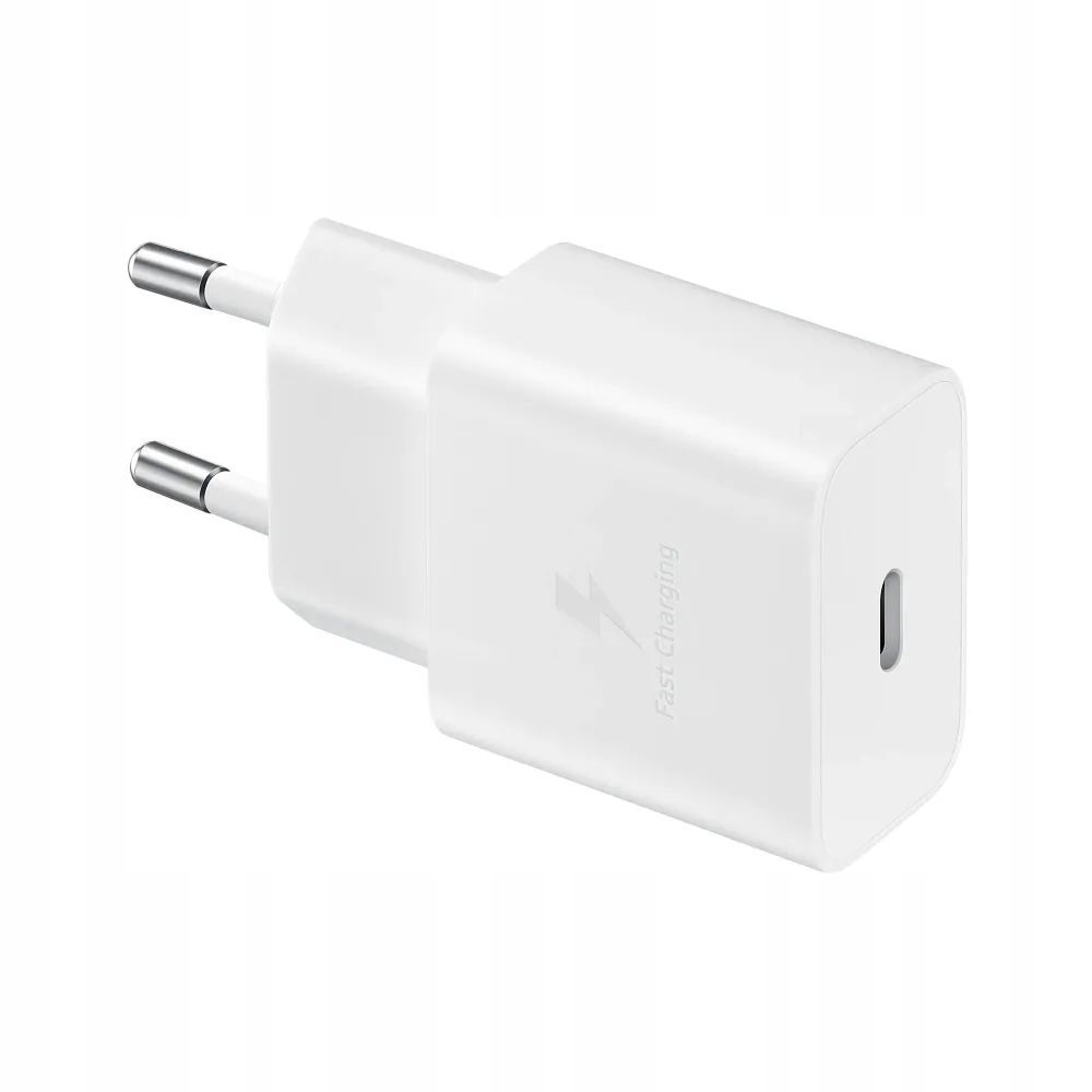 Telefonowa Szybka Ładowarka 15W USB Type-C Z Kablem Danych Biała — miniatura 5