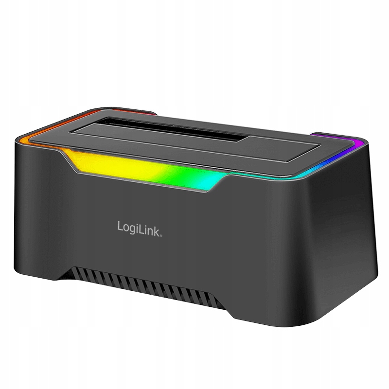 Dokovací stanice Hdd Ssd Sata 2,5, 3,5 pevných Usb-c 5Gb/s Rgb LogiLink
