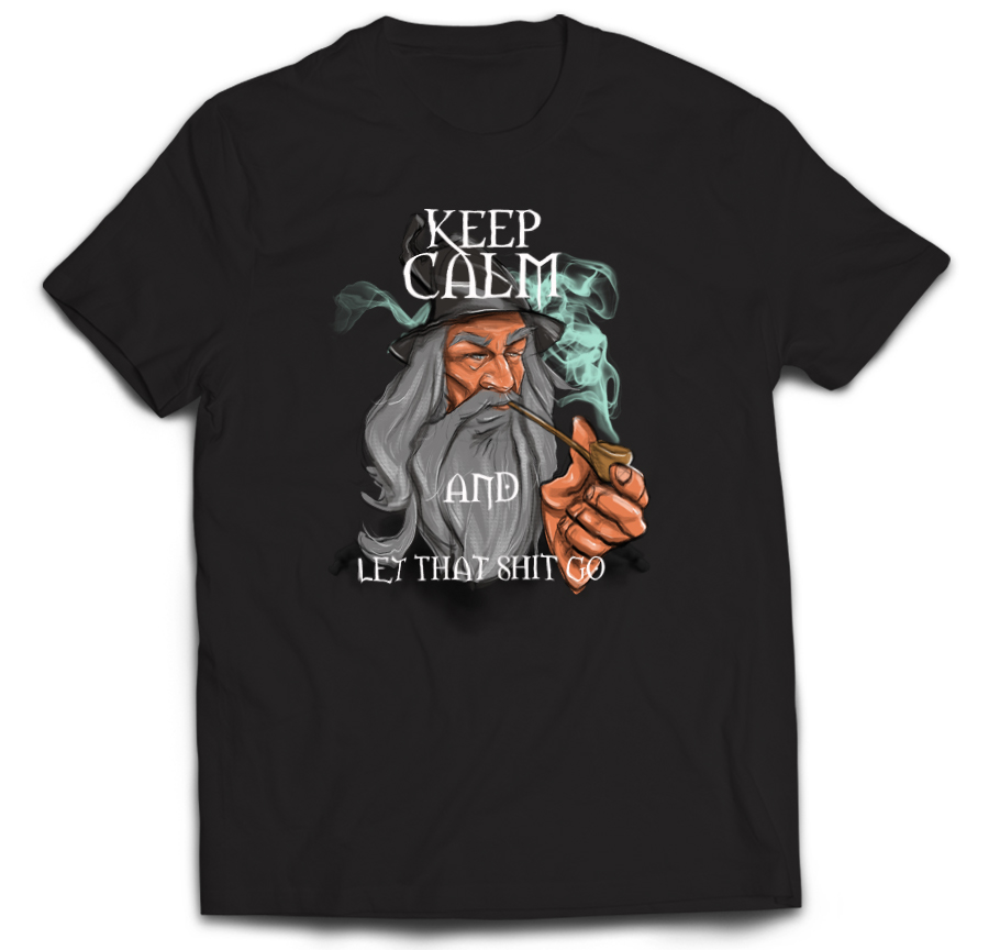 

Tshirt Gandalf Ganja Zioło Czarodziej Wizard 11/12