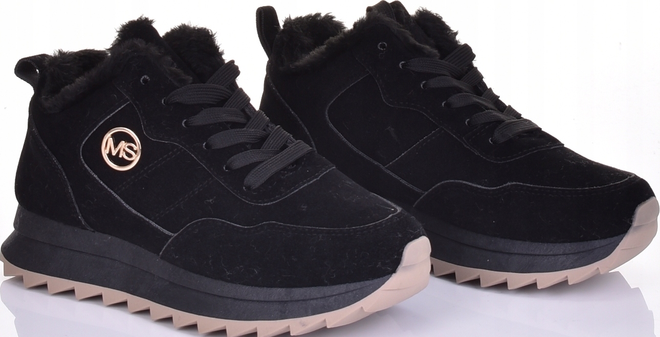 ŚNIEGOWCE DAMSKIE OCIEPLANE BUTY ZIMOWE MODNE NISKIE FUTERKO