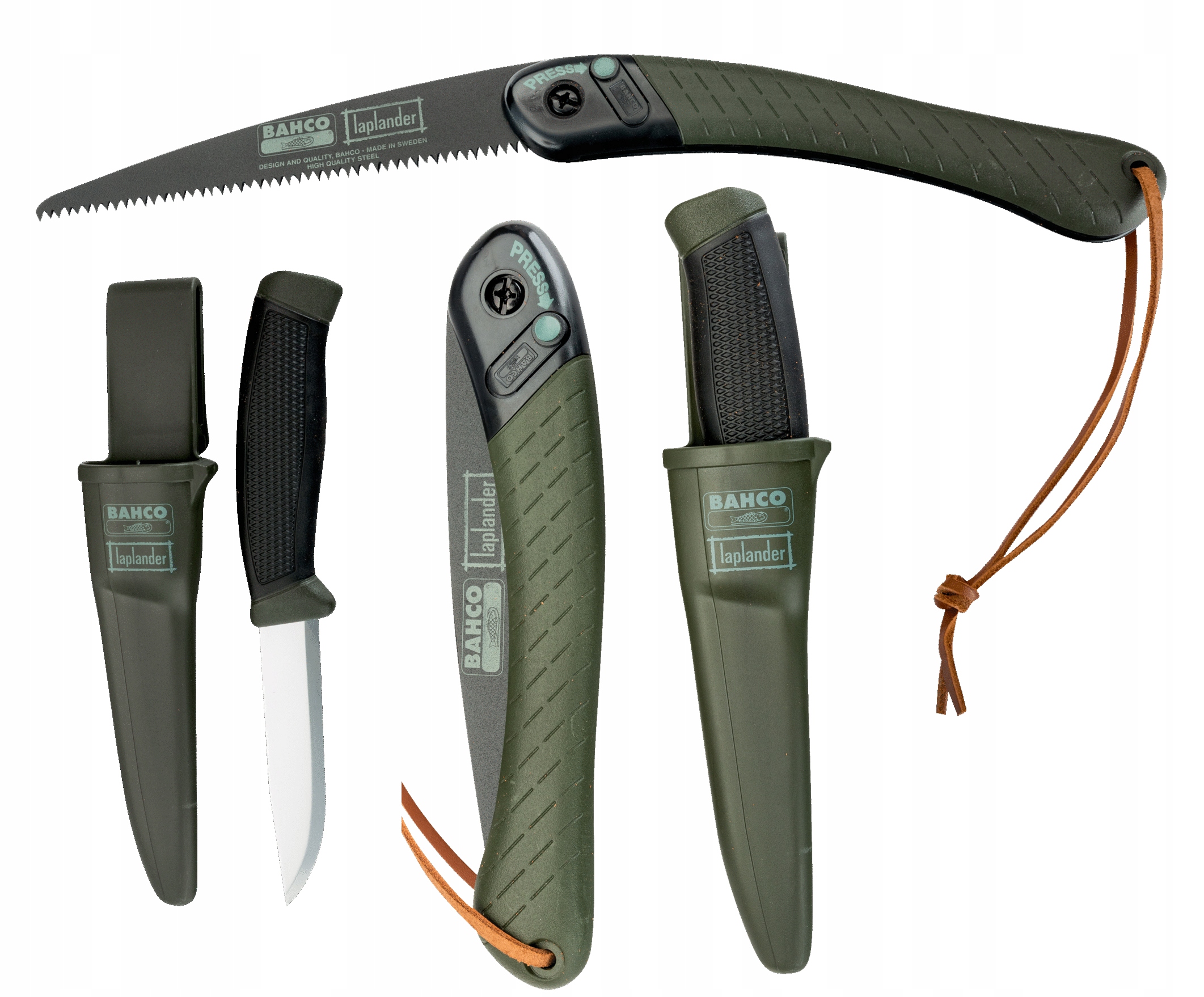 

Bahco Zestaw laplander piła składana nóż Lap Knife