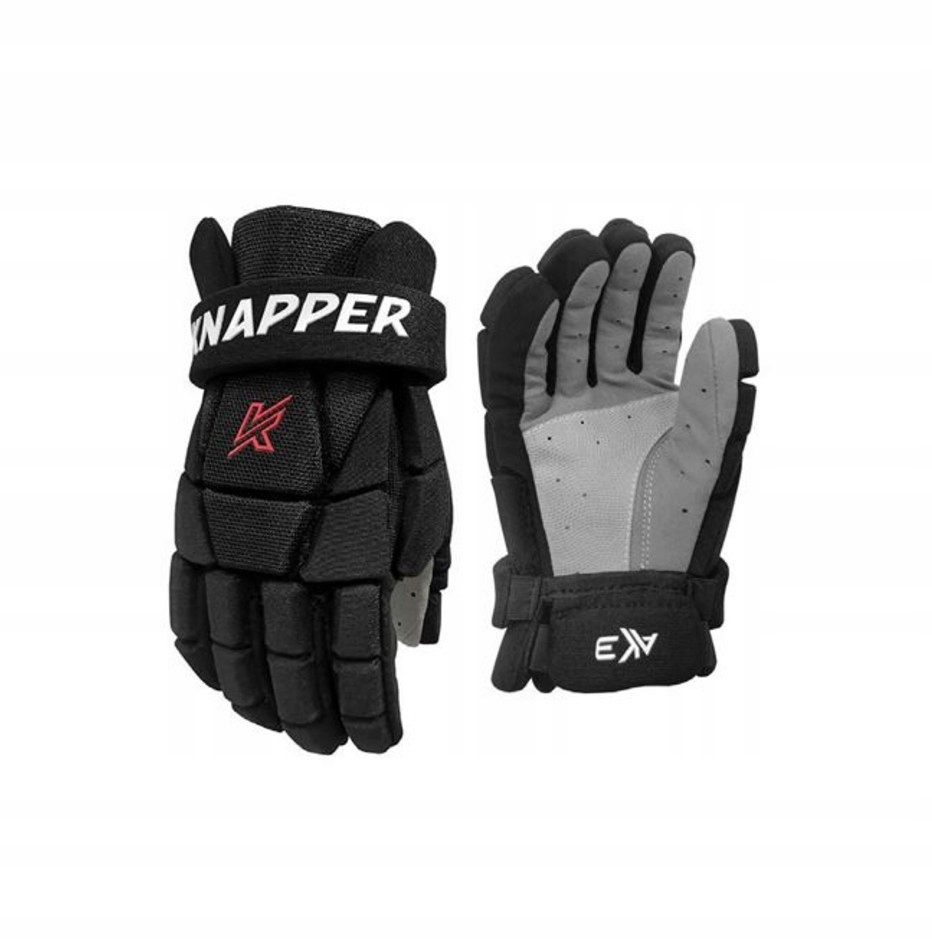 Knapper Hokejbalové rukavice Knapper AK3 S24 Sr, Senior, černá, 16"