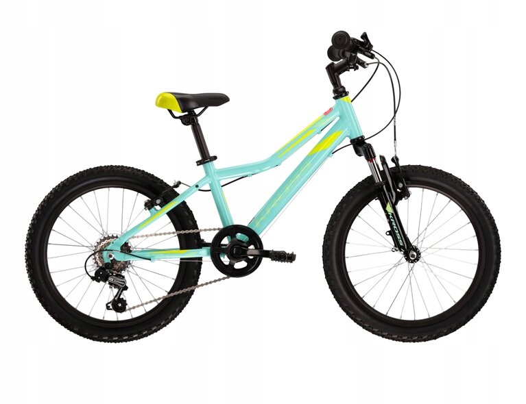 Kross Lea Mini 2.0 rower dziecięcy rama 11 alu seledynowy limonkowy 20