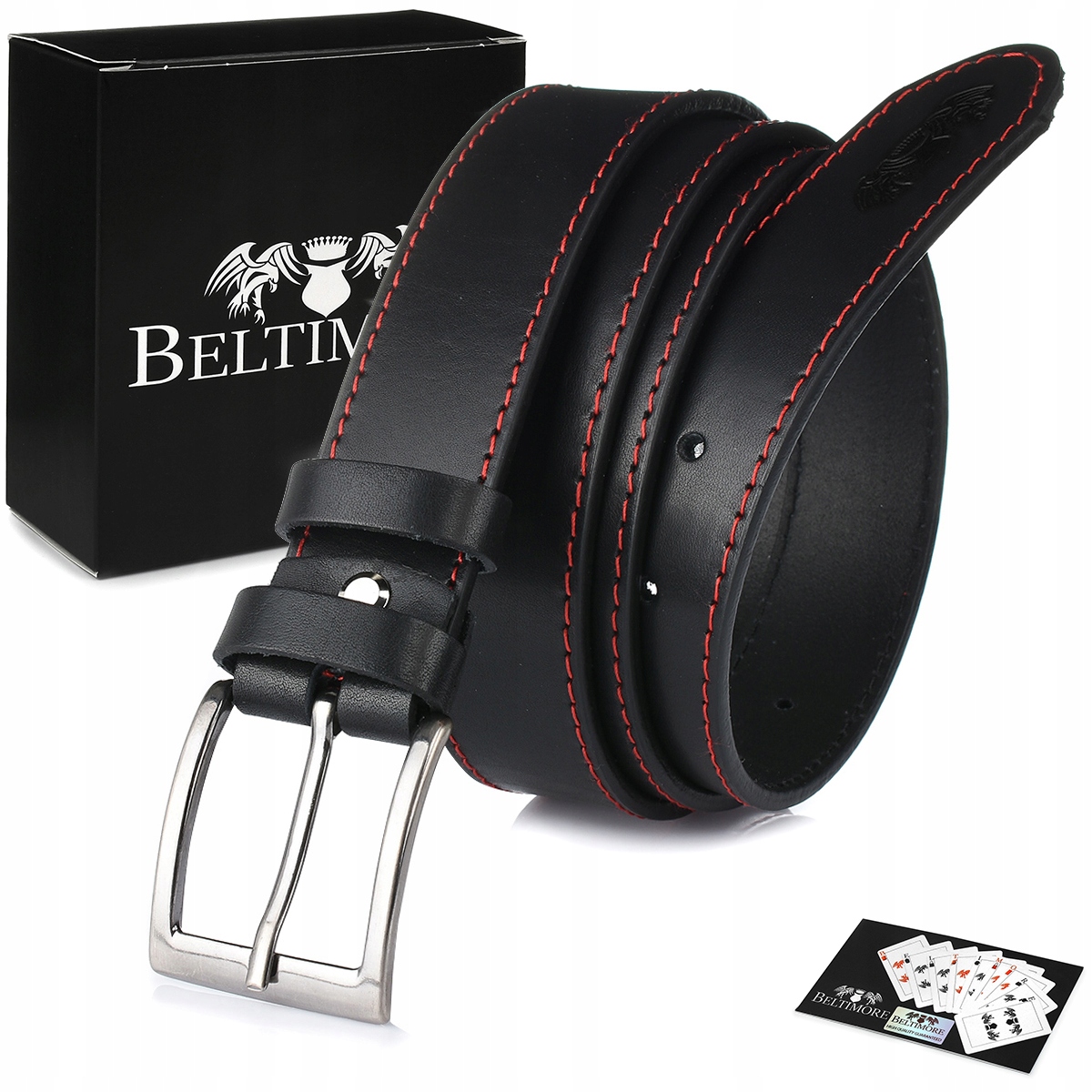 

Beltimore pasek skórzany licowy klasyczny 3.5 r105