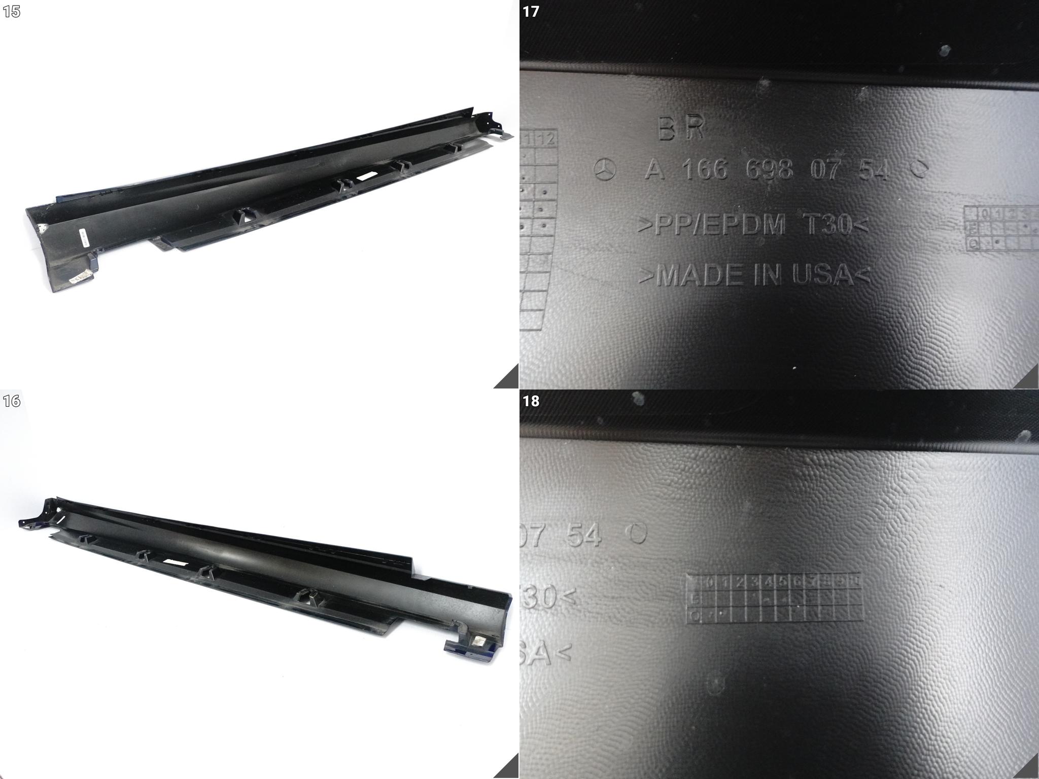 MERCEDES ML AMG W166 11-15 threshold moulding threshold cap accessories left