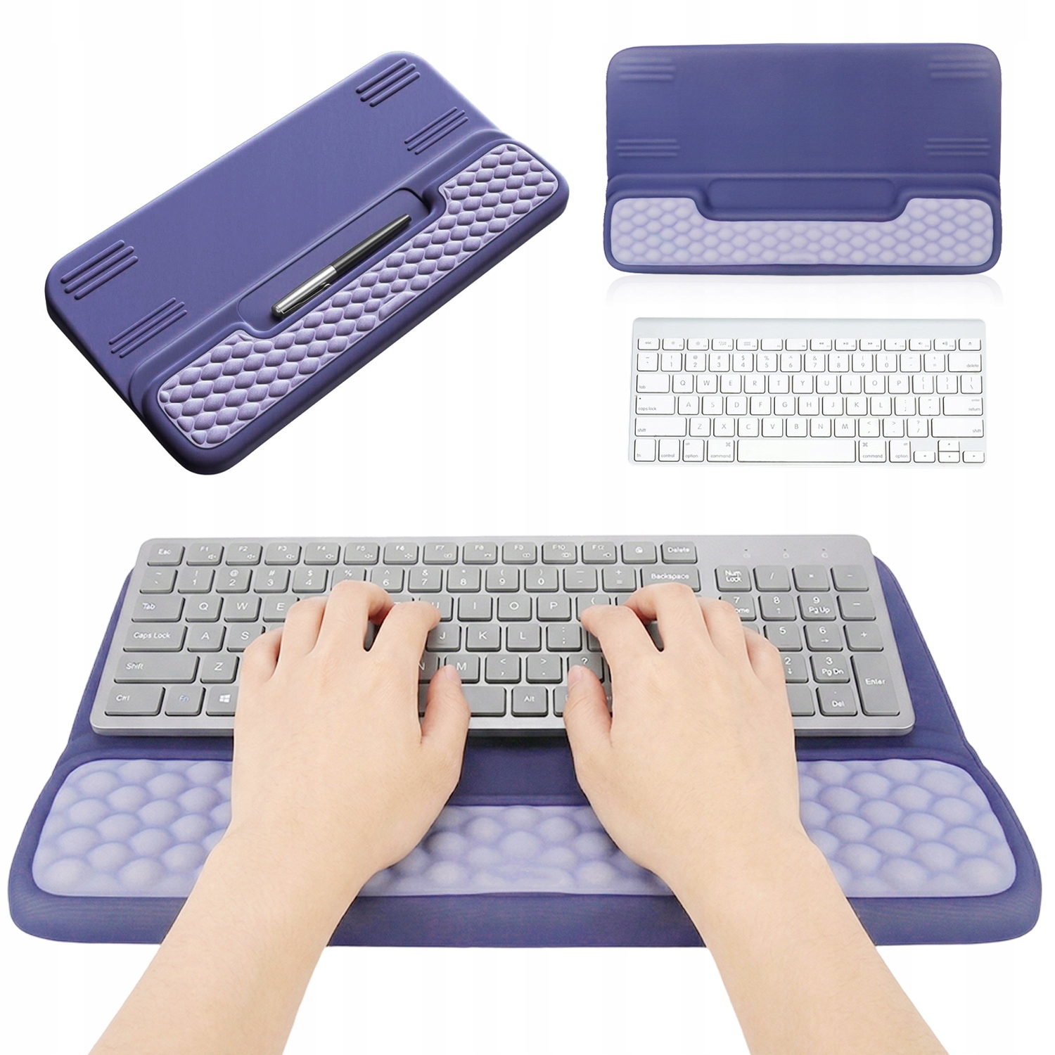 Ergonomická Pěnová Podložka Pod Zápěstí S Úložným Prostorem 43X21 CM