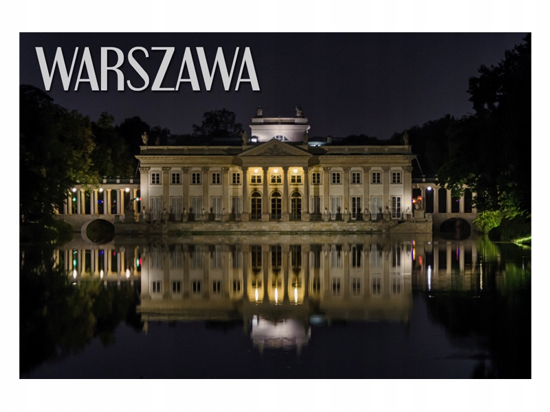 

Warszawa Pałac na wodzie Magnes na lodówkę