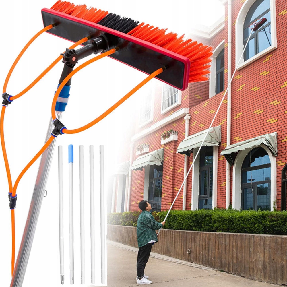 Levně Kartáč Na Mytí Auta, Teleskopický, Fotovoltaické Panely, 5 M