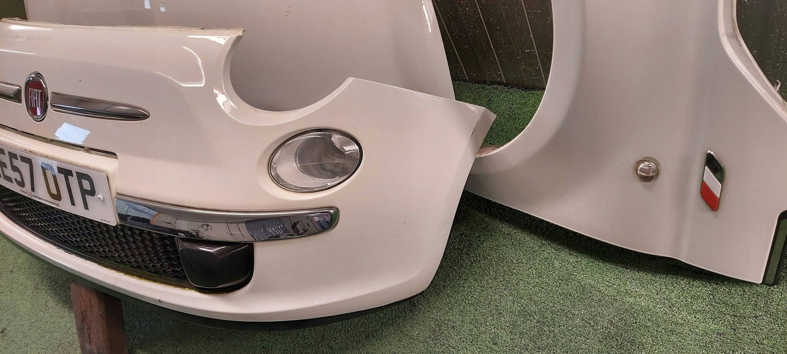 bumper front FIAT 500 complete LAK: 268