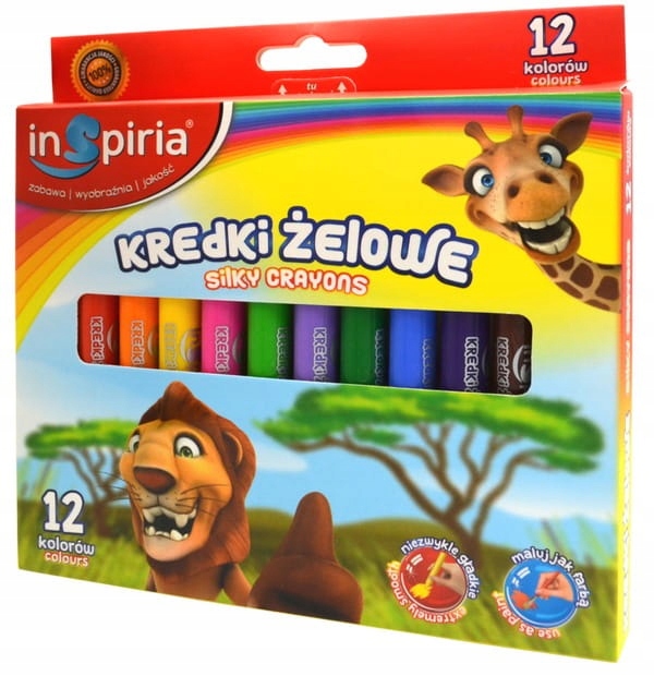 

Kredki Żelowe Inspiria Schemat 8434
