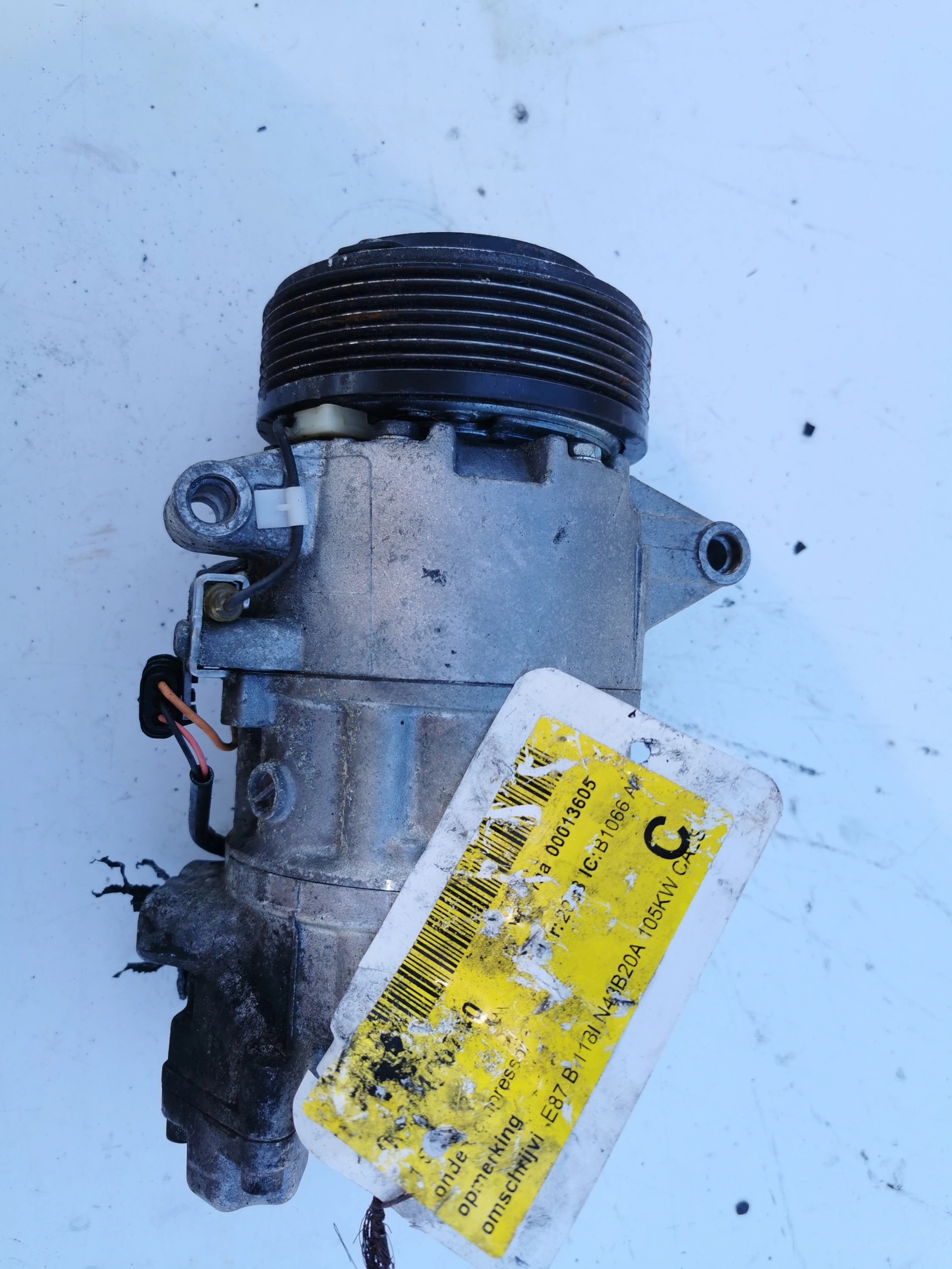 BMW 1 E81 E87 2.0D 9156820 KOMPRESOR klimaanlage