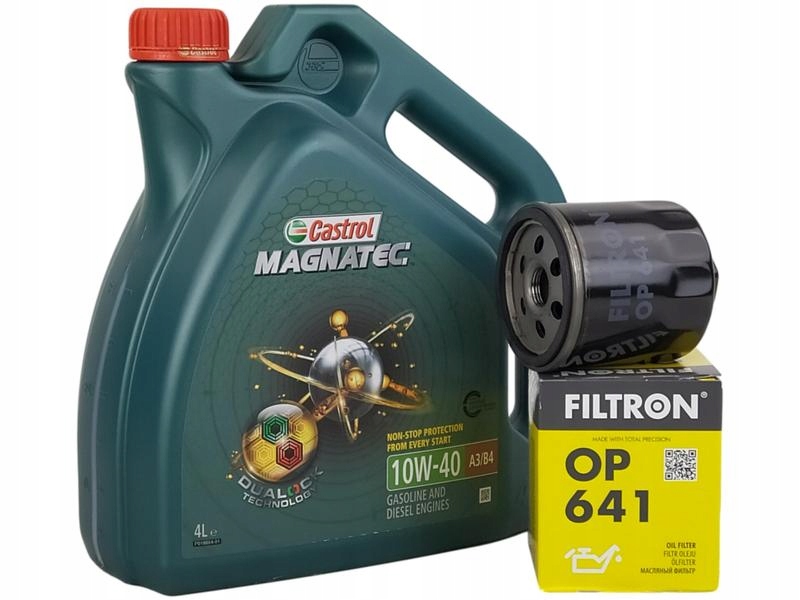

Castrol Magnatec 10W40 A3/B4 4L+FILTR Oleju OP641