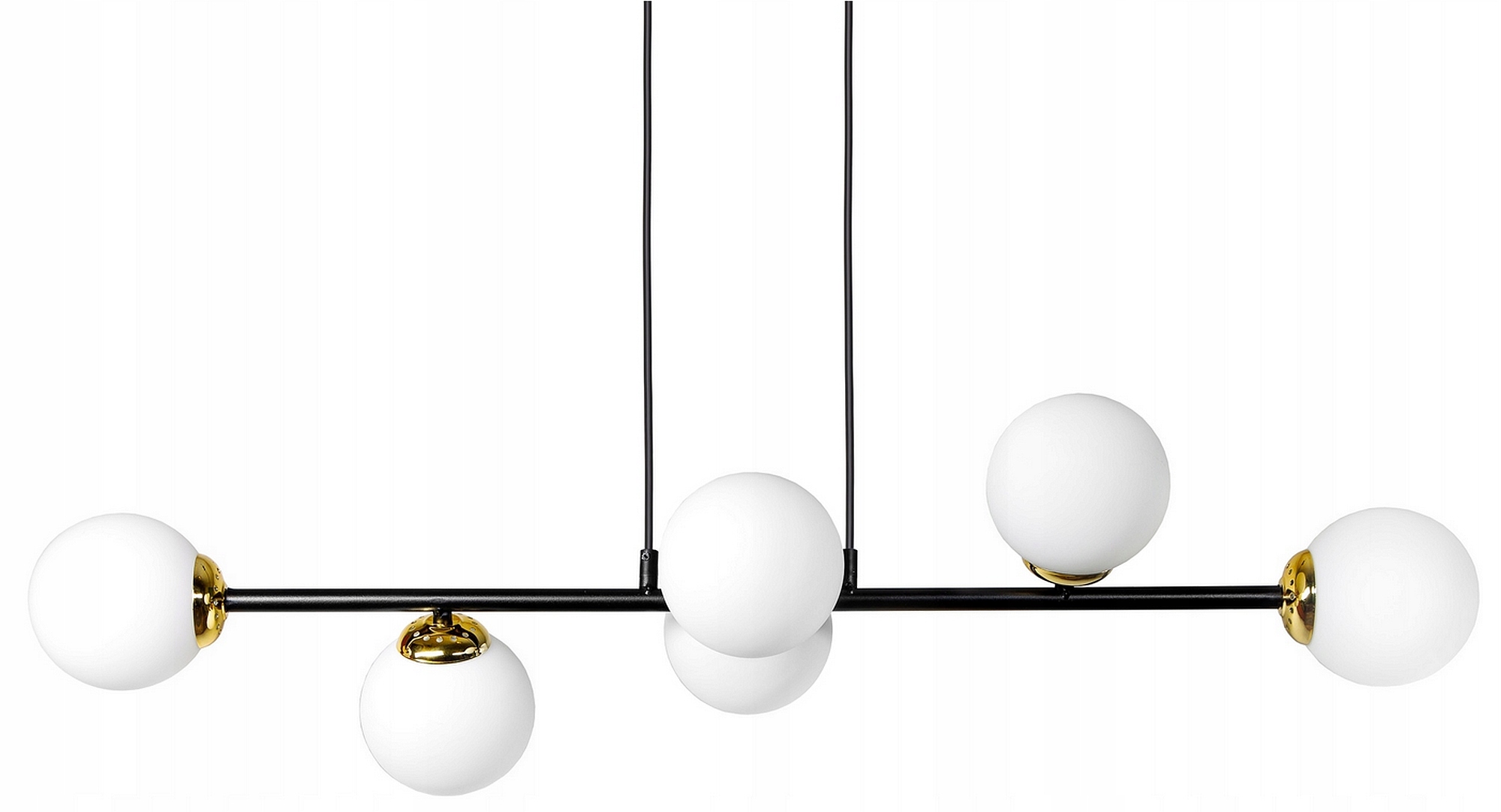 LAMPA WISZĄCA ŻYRANDOL LORD6 ORBITA BALL GLASS F12 Zasilanie sieciowe