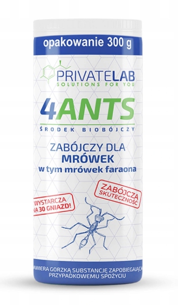 

Privatelab trucizna na Mrówki ogrodowe 4ants 300 g