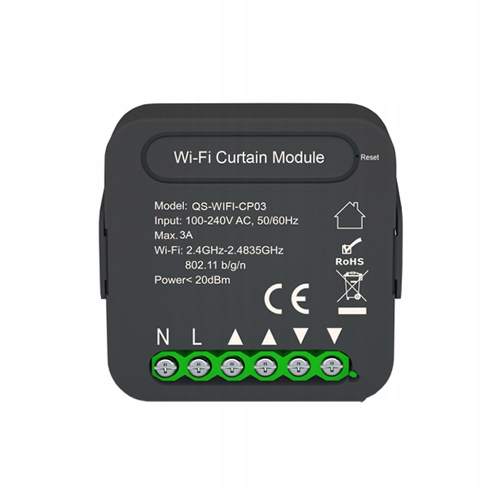 

Sterownik Rolet Wifi Tuya Smart Home Dopuszkowy