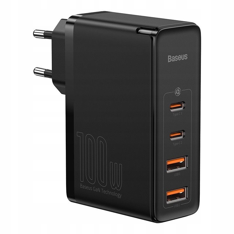 Baseus CCGAN2P-L01 GaN2 Pro Quick Nabíjačka 2xUSB 2xUSB-C 100W Black…