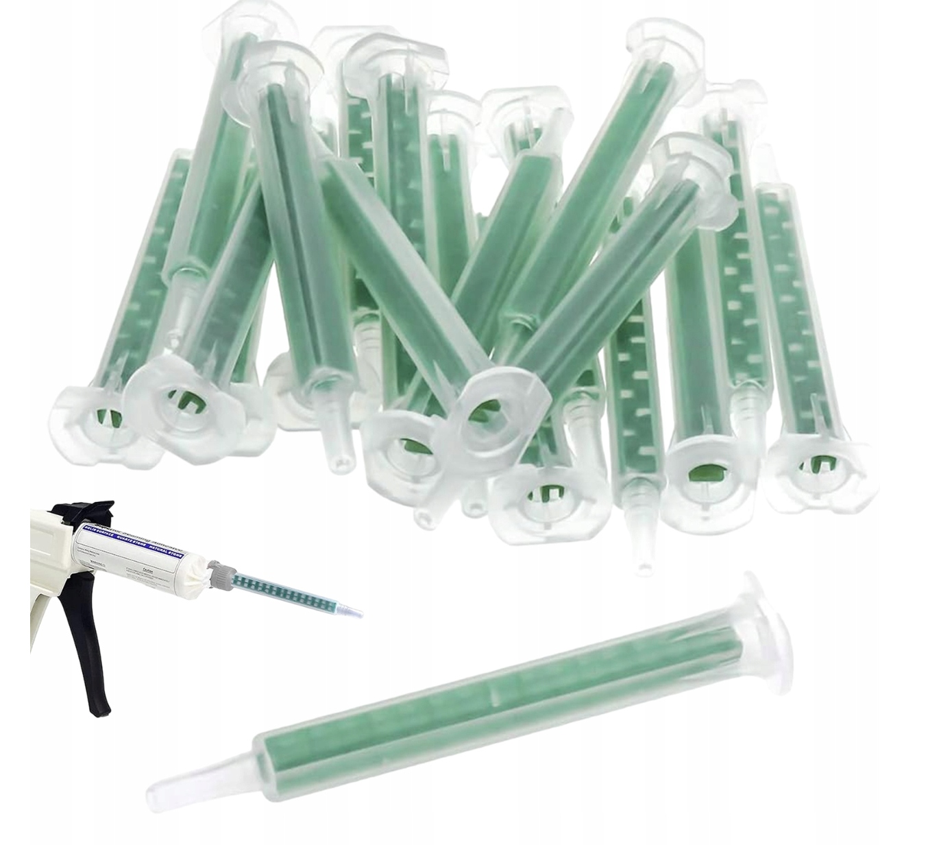 5x Końcówka mieszająca do kleju dwuskładnikowych 2K 50ml Q-Refinish