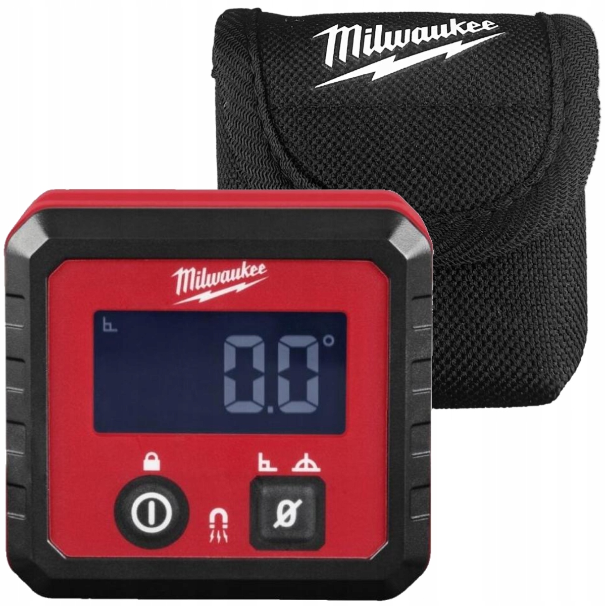 Milwaukee Digitální úhloměr s LCD displejem a magnetem Pouzdro