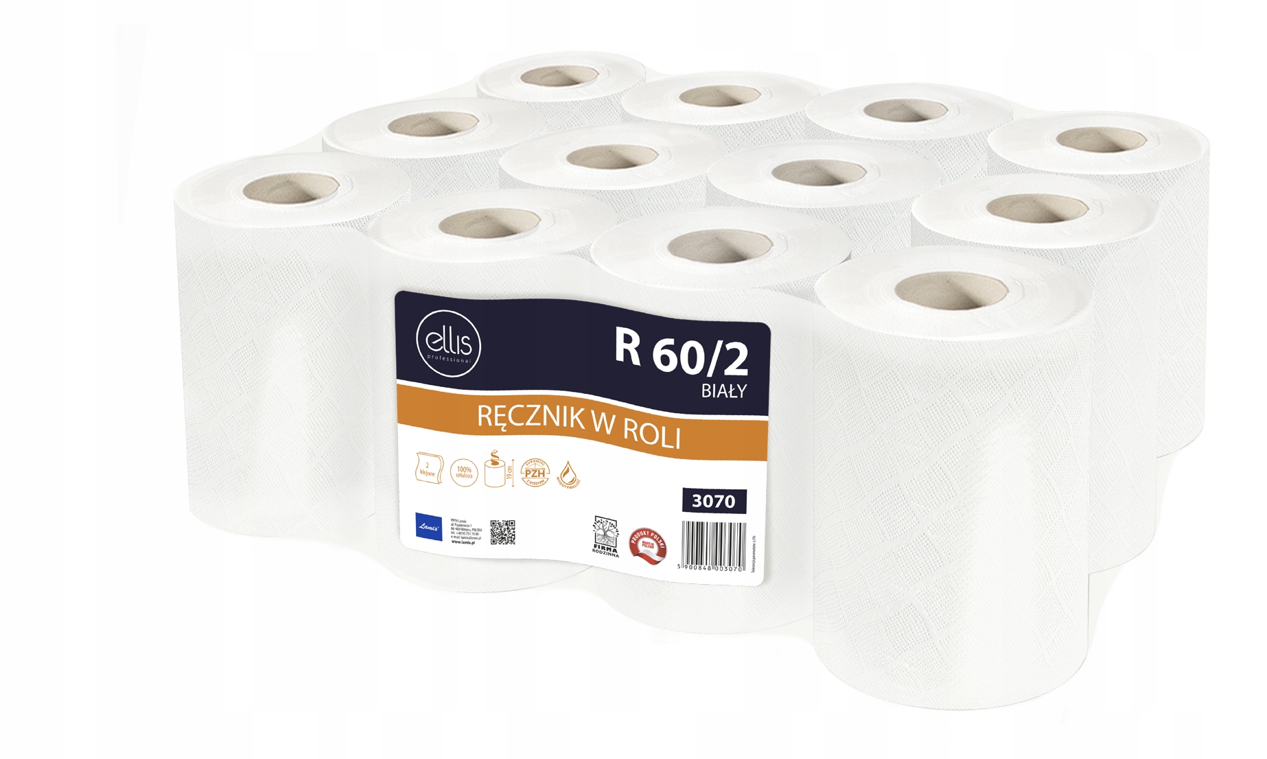 

Ręcznik papierowy dwuwarstwowy Professional 12szt.