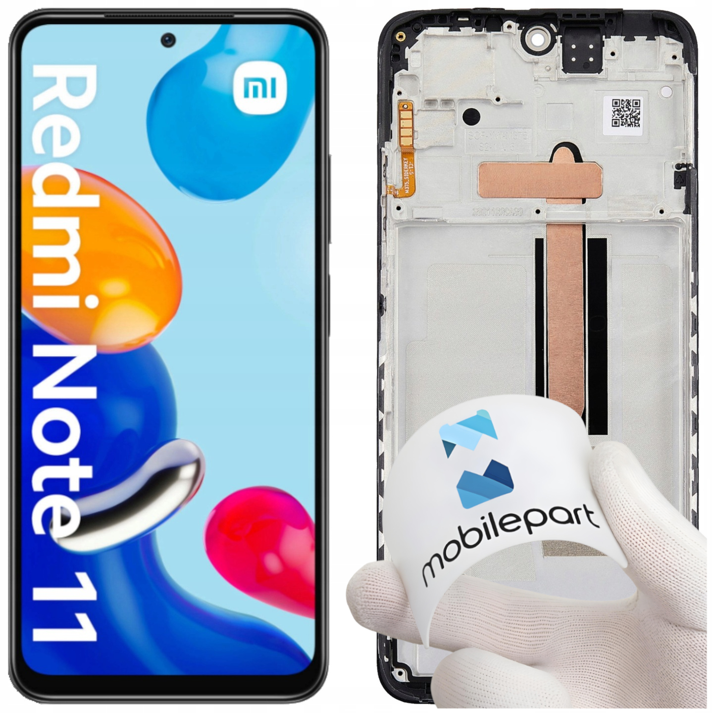 Matryca do Xiaomi Redmi Note 11 11S LCD 2201117TY Ekran Incell Ramka