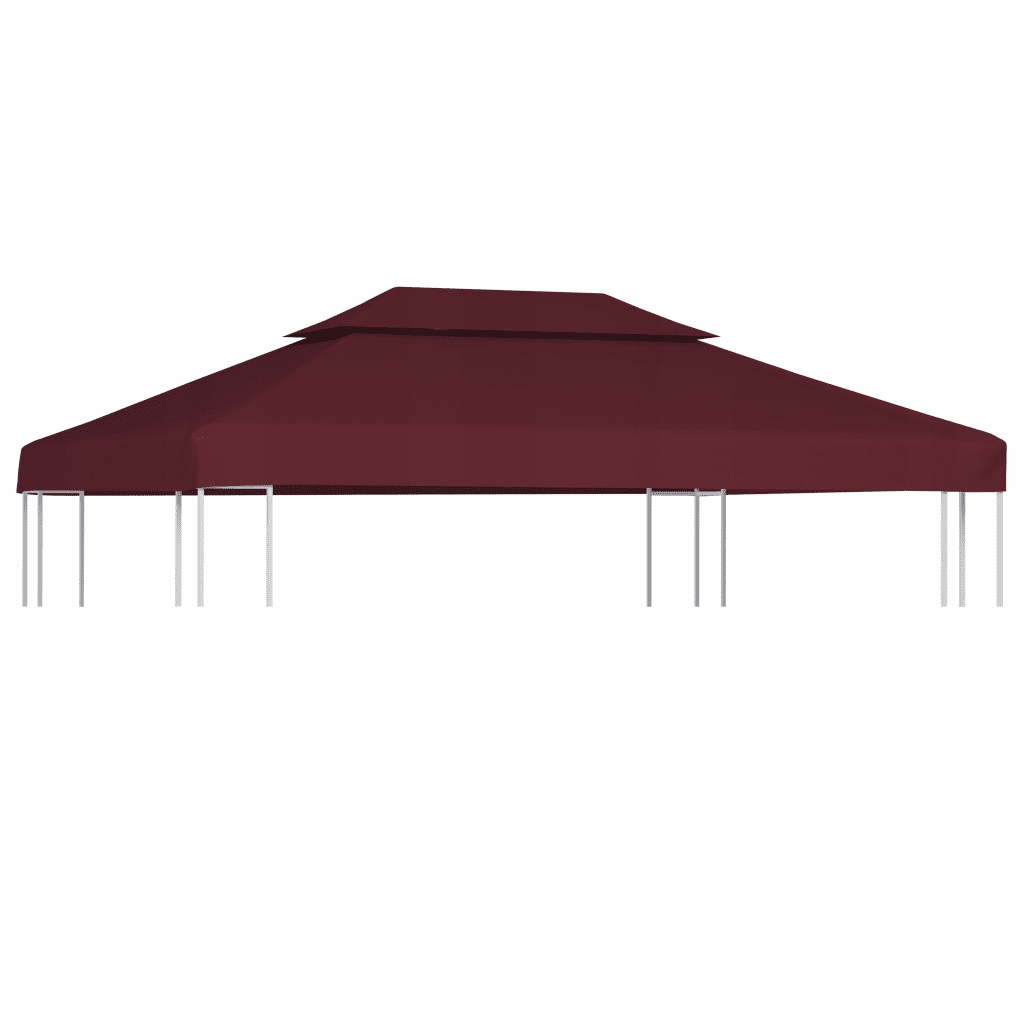 Zastřešení zahradního altánu vínové 4 x 3 m, 310 g/m², voděodolné