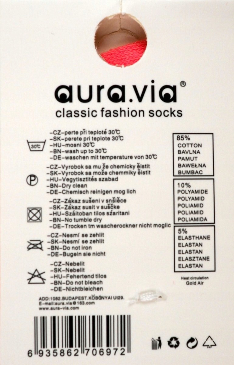 Skarpetki,śliczny haft 3 pary roz. 32-35 Aura.via Marka Aura Via