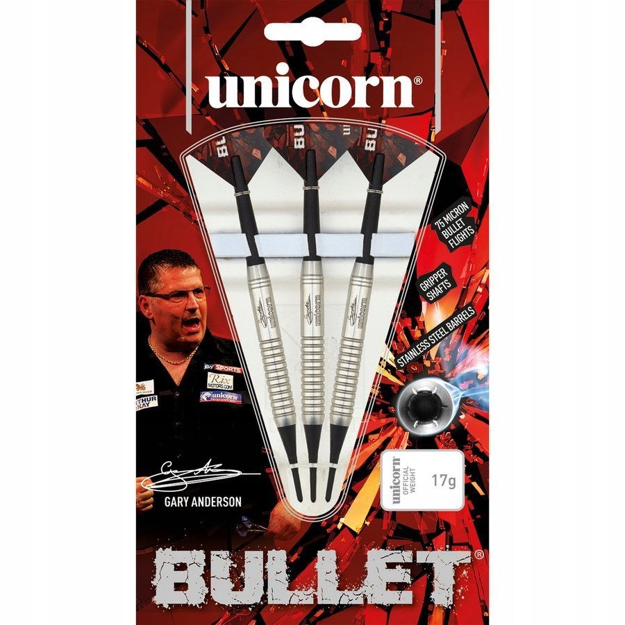 19 g Rzutki soft tip Unicorn BULLET STAINLESS STEE Marka Unicorn