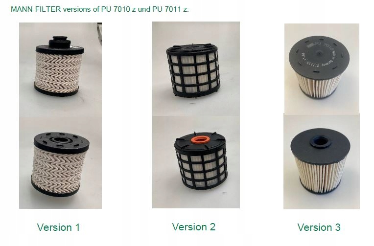 

Mann-Filter Pu 7010 z Filtr paliwa
