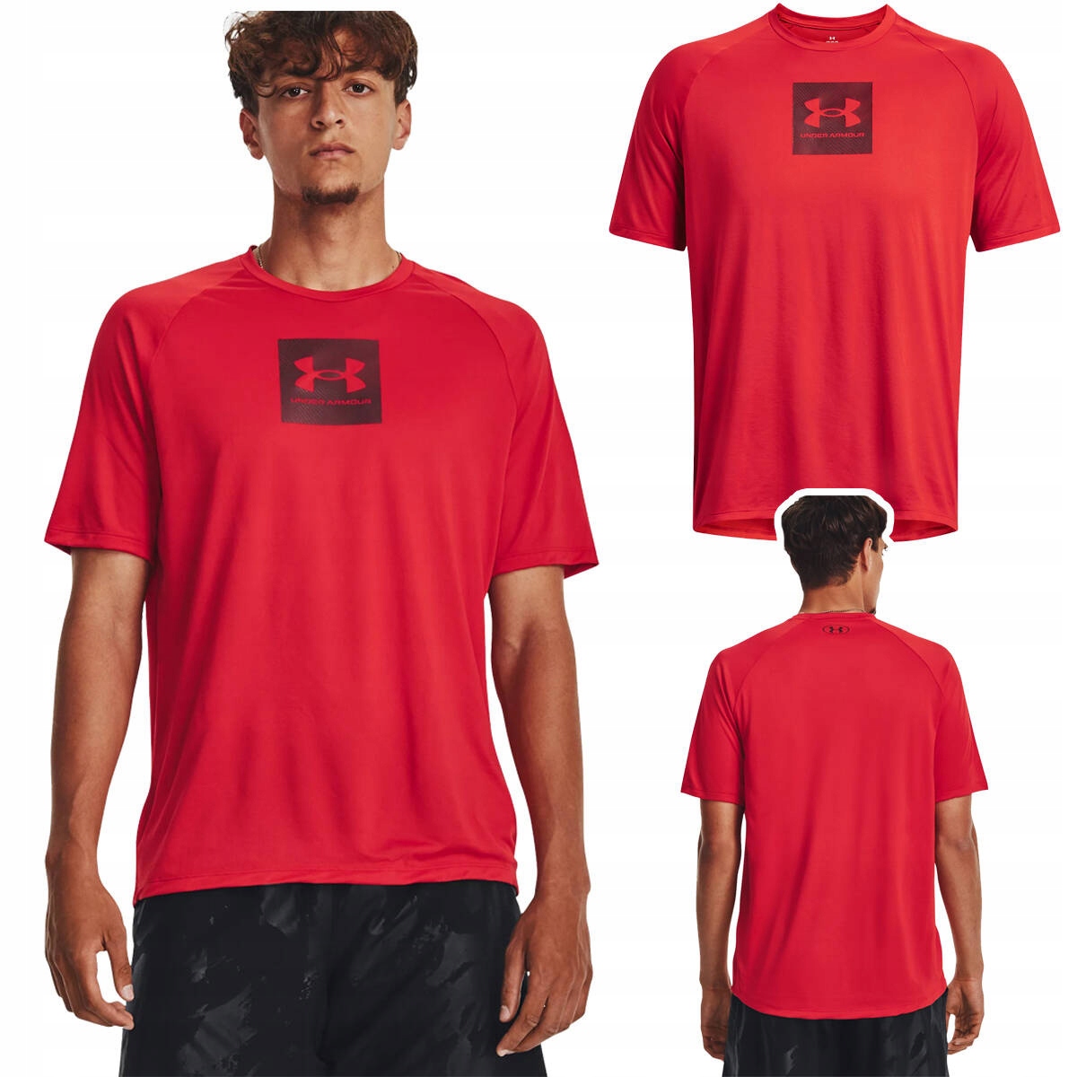 Koszulka T-Shirt męski Under Armour Tech Print 1380785 r. XXL