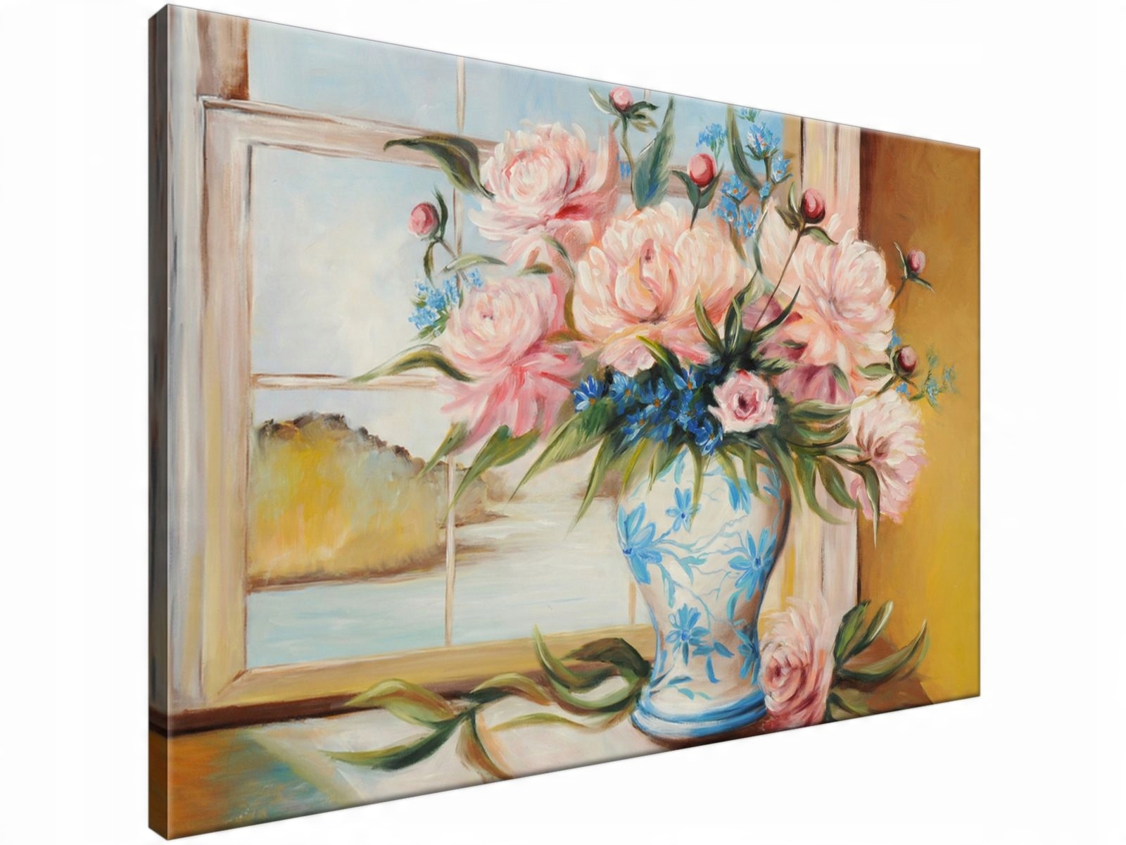 

Obraz drukowany Kwiaty w wazonie 90x60 super