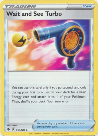 Wait and See Turbo 158/189 Uncommon Pokemon