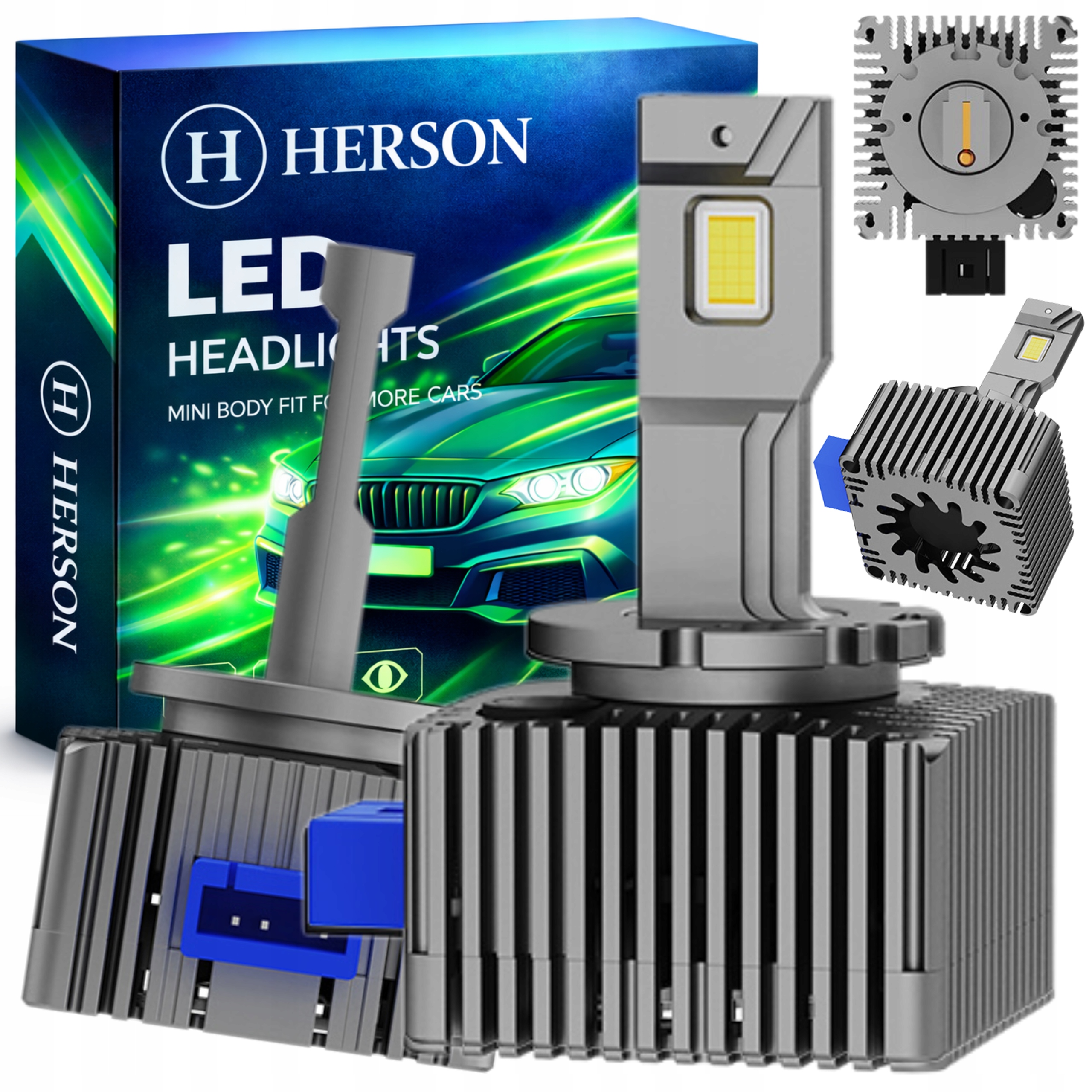 Żarówki Led D3S Canbus Palnik Xenon Homologacja 170W Najmocniejsze Żarniki