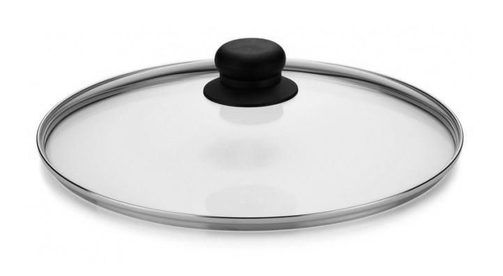 КРЫШКА СТЕКЛЯННАЯ КРЫШКА СКОВОРОДЫ КАСТРЮЛИ 28 СМ