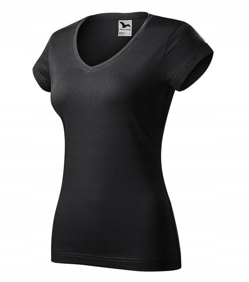 

Wygodna Damska koszulka Malfini dekolt V Fit L