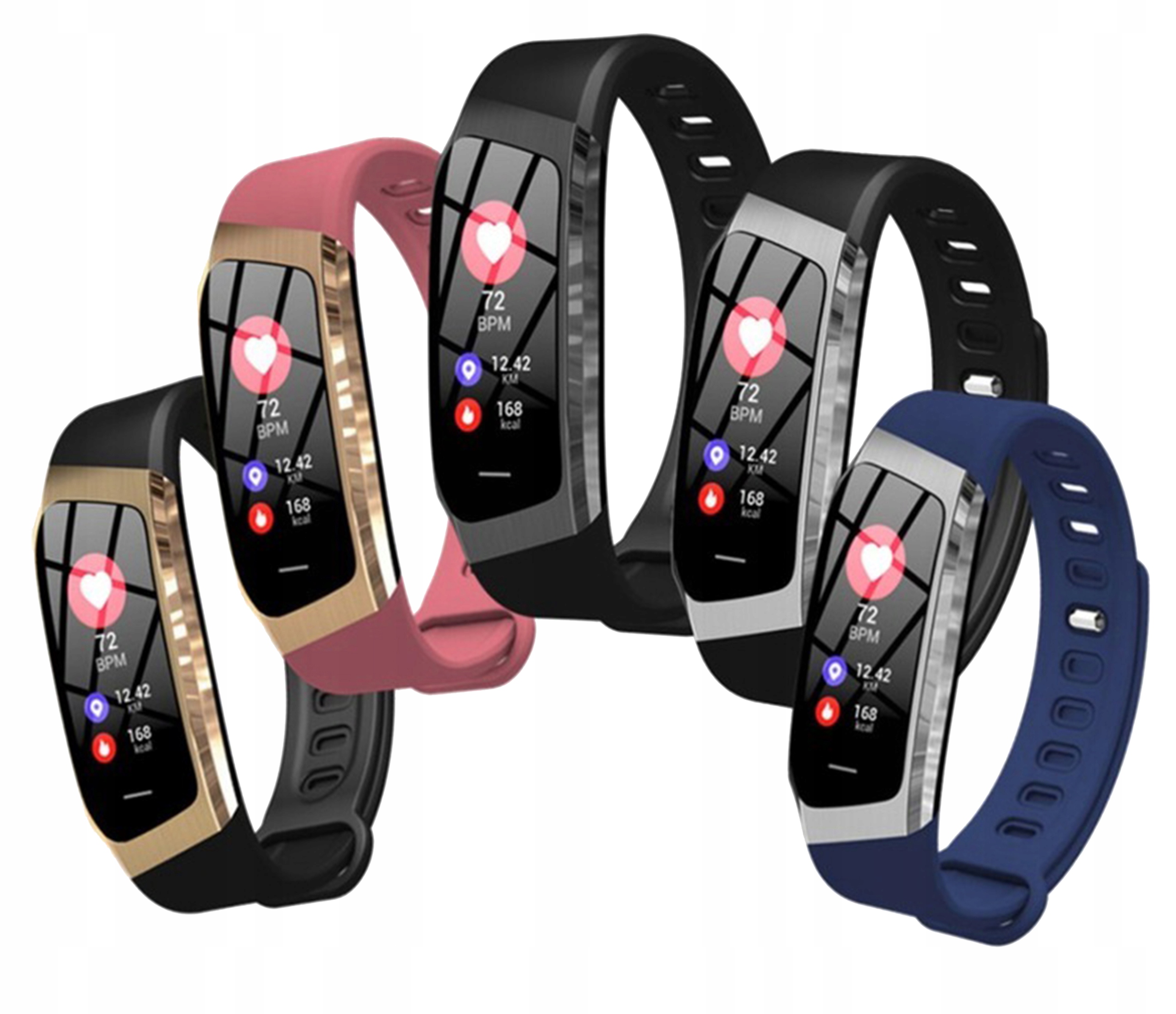 SMARTWATCH ZEGAREK DAMSKI MENU PL POLSKIE SMART WATCH MĘSKI PULS SPORT SMS Marka Active Band
