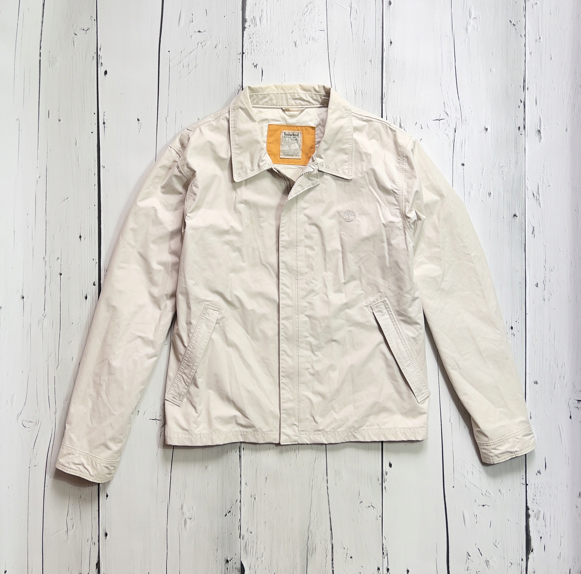 TIMBERLAND WATERPROOF KURTKA MĘSKA BEJSBOLÓWKA HARRINGTONKA LOGO XL Marka Timberland