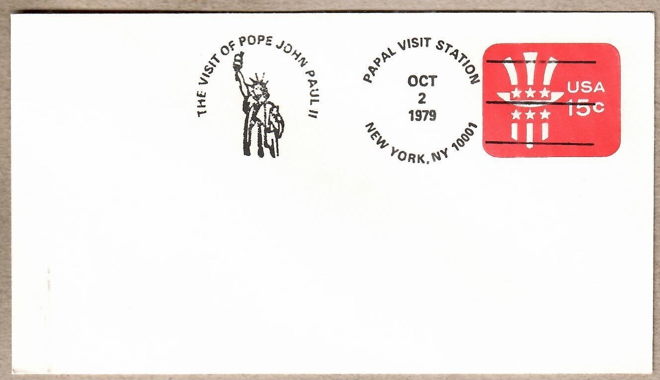 USA, koperta, JP II, Nowy Jork